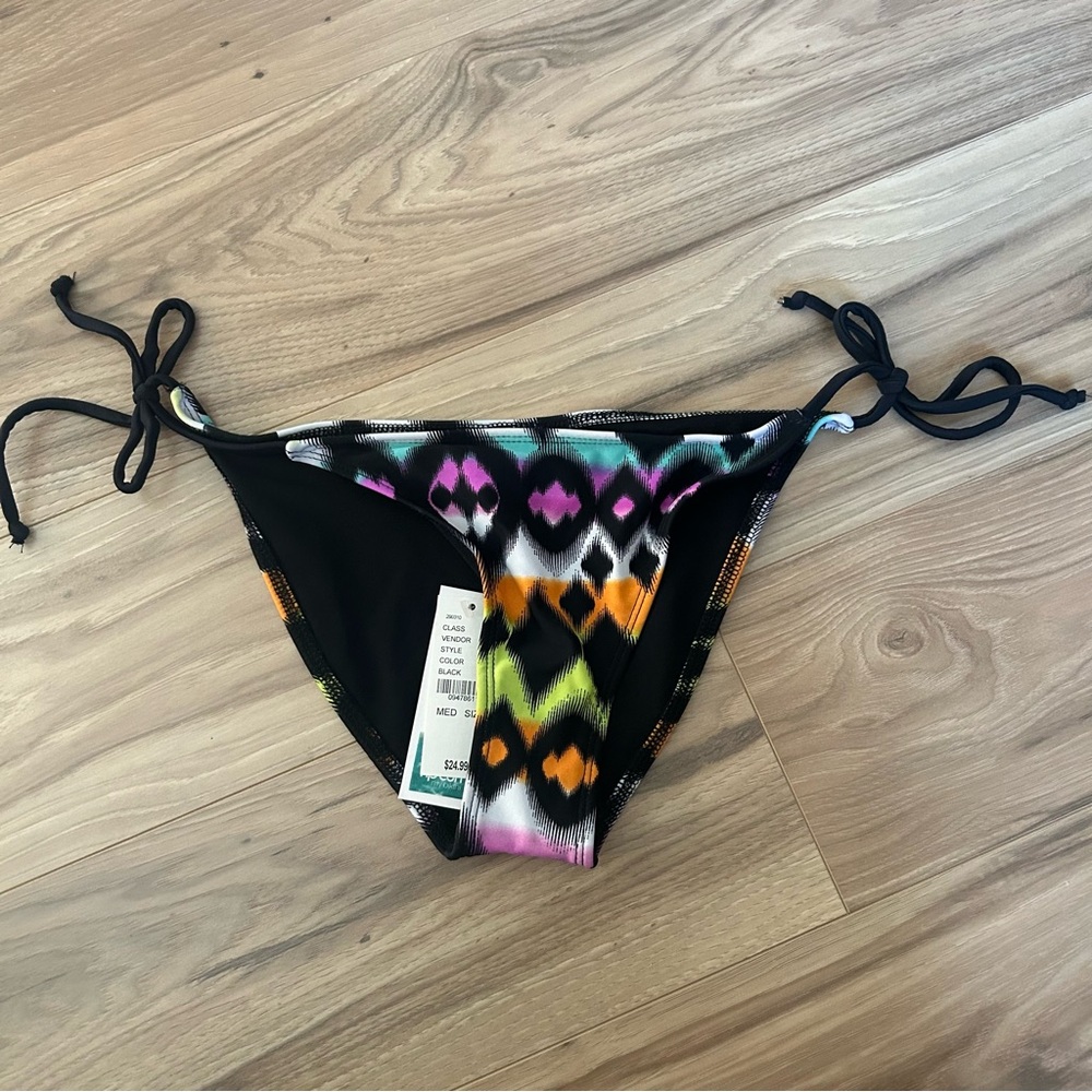 Colorful Patterned Bikini Bottom